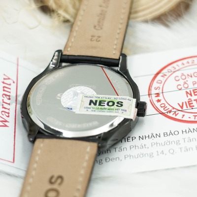 Đồng Hồ Neos N-30724M Nam Dây Da 6 Kim Sapphire Chính Hãng Bảo Hành 5 Năm