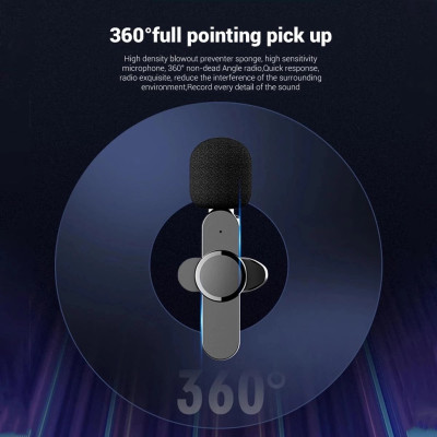 Bộ Micro Thu Âm Cài Áo Không Dây (2 Mic) Cho Điện Thoại Iphone IOS Cổng Lightning Máy Tính, Máy Ảnh Chống Ồn Dùng Quay Tiktok, Livestream, Ghi Âm, Quay Video  Thu Âm To, Tiếng Trong Veo Thích Hợp Cho 1 Hoặc 2 Người Ở Khoảng Cách Xa – Hàng Nhập Khẩu