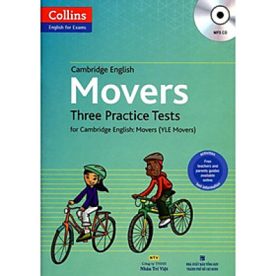 Sách - Collins - English For Exams - Cambridge English MoversThree Practice Test (Kèm CD) - Nhân Trí Việt