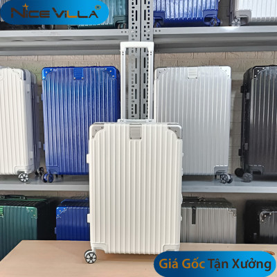 Vali Kéo Khung Nhôm Khóa Sập Cao Cấp Chống Bể Vỡ, Chống Trầy Xước Size 20inch - Size 24inch - Size 29inch
