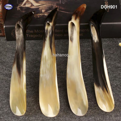Dụng cụ Đón gót giày bằng sừng nguyên chiếc (Dài 32-37cm) DGH901-35 - Đón gót giày mọi tư thế cho cả nam và nữ