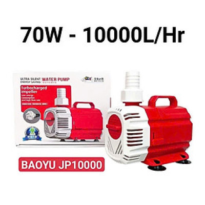Bơm Nước Hồ Cá BAOYU JP 10000 (70W, 10000L/H): Siêu Tiết Kiệm, Siêu Êm, Mạnh Mẽ!