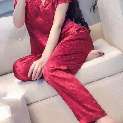 Bộ ngủ pijama lụa gấm cao cấp 