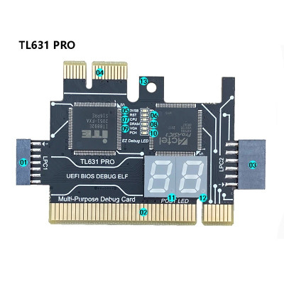Card Test Main PC, Laptop PCI PCI-E TL631 PRO - Hàng Nhập Khẩu