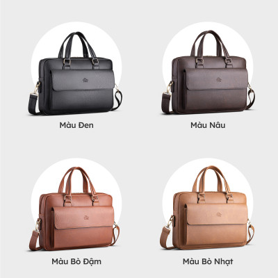 Cặp Công Sở Lata ( Thời trang nam basic - Cặp da CA39 )