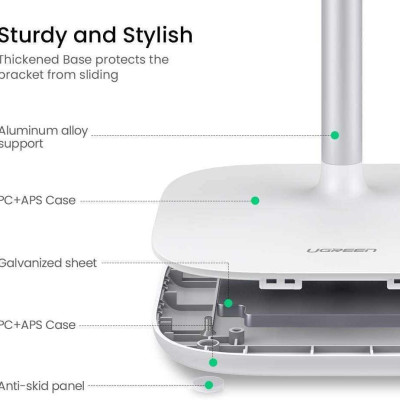 Ugreen UG70574LP177TK Màu Trắng 4.7 - 12.9inch Giá đỡ máy tính bảng- điện thoại - HÀNG CHÍNH HÃNG