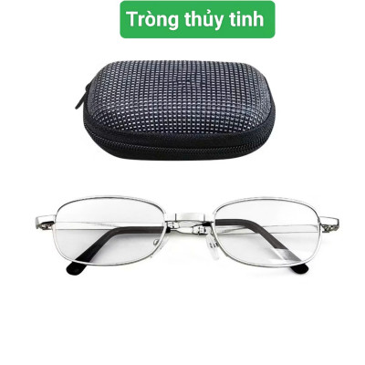 Kính lão gọng gập tiện lợi tròng thủy tinh