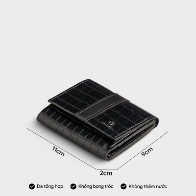 Ví Yuumy ( Thời trang nữ gấp gọn họa tiết vân đá - Ví da Seasand YV102 )