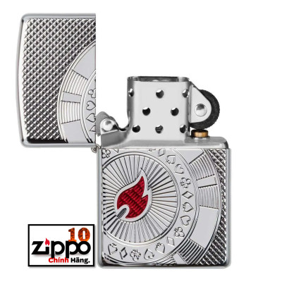 ZIPPO 49058 Armor Poker Chip Design - Chính hãng 100%