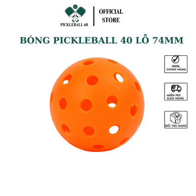 [Hoả tốc] Set 5 quả bóng luyện tập tiêu chuẩn thi đấu pickleball 40 lỗ mix chính hãng Pickleball68