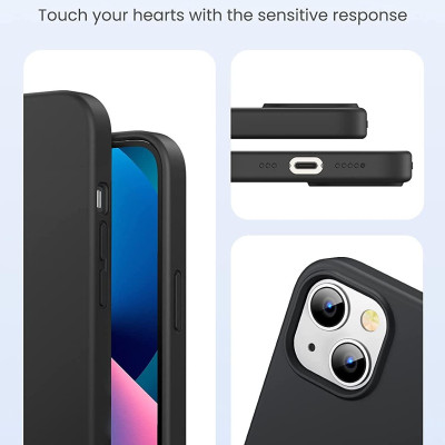 Ugreen UG80673LP544TK Màu Đen Silicone Ốp Lưng Iphone 13 6.1inch - HÀNG CHÍNH HÃNG