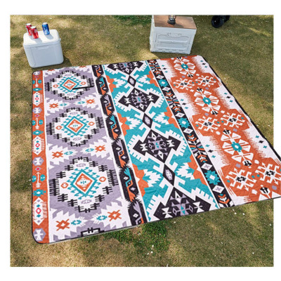 Thảm Picnic Dã Ngoại Suncojia, chống ẩm, họa tiết hoa văn thích hợp đi du lịch, phượt, 2×2m