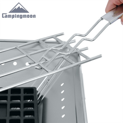Que đỡ vỉ nướng chống nóng BBQ Campingmoon S200