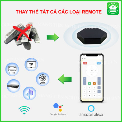 Bộ Điều Khiển Hồng Ngoại Tivi, Điều Hoà Hunonic, Điều Khiển Thiết Bị Hồng Ngoại Từ Xa Bằng Điện Thoại - HNIRS