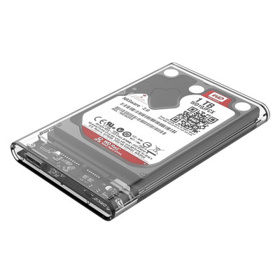 Hộp Đựng Ổ Cứng Di Động HDD Box 2.5 ORICO 2139U3 USB3.0/2.5 Nhựa Trong Suốt - Hàng Chính Hãng