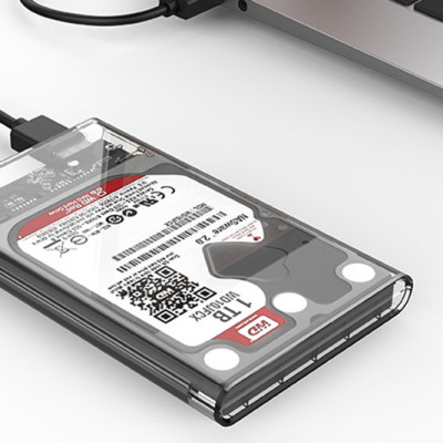 Hộp Đựng Ổ Cứng Di Động HDD Box 2.5 ORICO 2139U3 USB3.0/2.5 Nhựa Trong Suốt - Hàng Chính Hãng