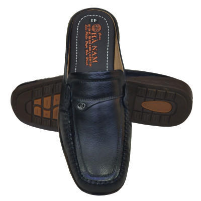 Dép Bít Mũi Nam HÀ NAM Da Bò Thật Cao Cấp GSB2079