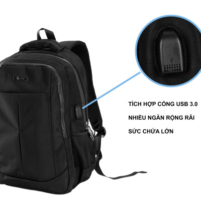 Balo laptop thời trang công sở nam nữ hàng chính hãng YVan 4202