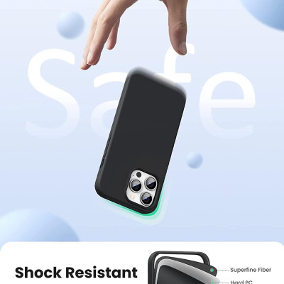 Ugreen UG80676LP545TK Navy Blue Silicone Ốp Lưng Iphone 13 Pro 6.1inch - HÀNG CHÍNH HÃNG