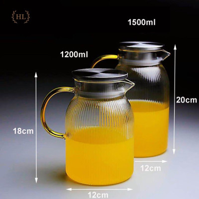 BÌNH THỦY TINH CHỊU NHIỆT | Bình thủy tinh borosilicate siêu nhẹ - chịu lực - chịu nhiệt phong cách Vintage 2022 