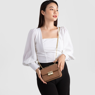 Túi Lata ( Thời trang nữ đi chơi size 19 - Túi đeo chéo da HN96 )