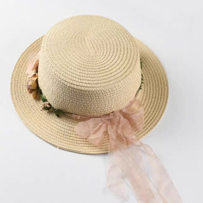 Mũ rộng vành đi biển đẹp Nón rộng vành đi biển Mũ cói đi biển rộng vành Panama thời trang Hàn Quốc dona21040801