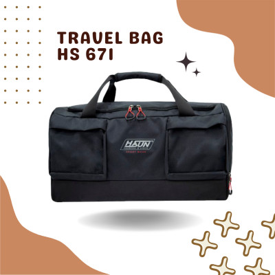 Túi Trống Thể Thao Chống Nước Rộng Rãi Hasun HS 672 - Hàng Chính Hãng