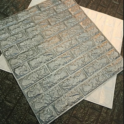 Combo 10 tấm xốp dán tường chống thấm 3D giả gạch