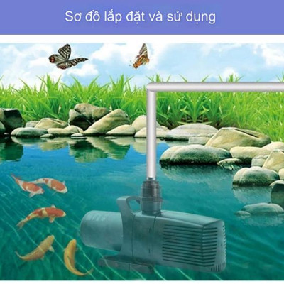 Bơm chìm bể cá ATMAN MP. Bơm lọc, bơm tạo luồng, bơm đẩy thác tiểu cảnh bể cá hồ Koi