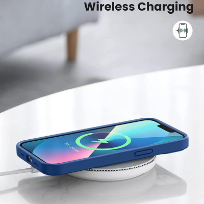 Ugreen UG80676LP545TK Navy Blue Silicone Ốp Lưng Iphone 13 Pro 6.1inch - HÀNG CHÍNH HÃNG