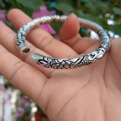 Vòng đeo tay hợp kim khắc Rồng - T0204