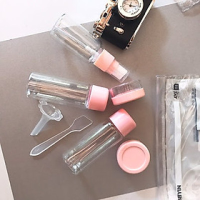 Bộ chiết mỹ phẩm du lịch 5 món nhỏ gọn tiện lợi - Henrysa