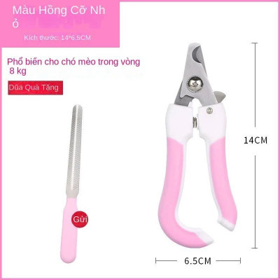 Kéo cắt móng có dũa móng cho chó mèo (màu giao ngẫu nhiên) Thú Cưng