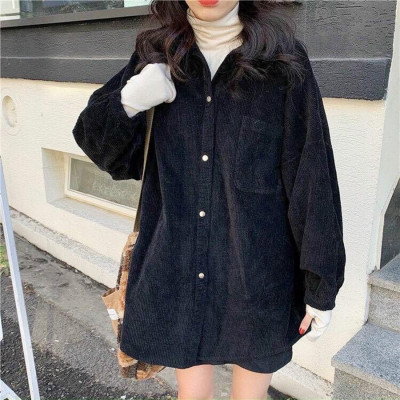 Áo kaki 2 lớp SƠMI NHUNG GÂN cá tính cá tính-A551