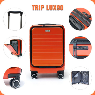 TẶNG TÚI ĐỰNG GIÀY + THẺ TAG - Vali có ngăn đựng Laptop TRIP LUX90 size 20inch - Hàng chính hãng