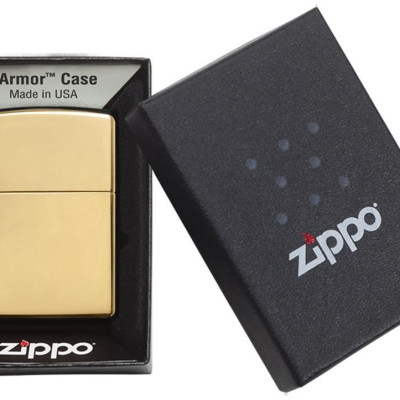 Bật Lửa Zippo Armor High Polished Brass 169
