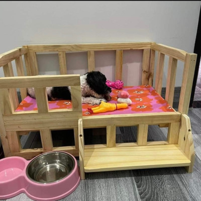 Giường ngủ cho thú cưng có bậc thang