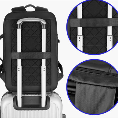 Ba lô thông minh đa năng cao cấp nam công suất lớn tích hợp sạc usb tiện dụng chứa laptop 14 đến 17 inh