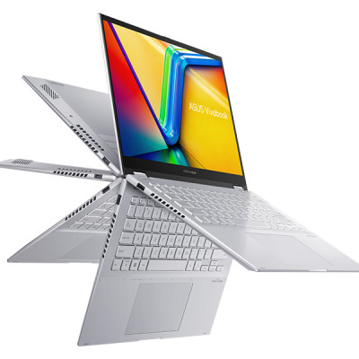 Asus Vivobook S 14 Flip TP3402VA-LZ632W (Intel Core i5-13420H | 16GB | 512GB | Intel UHD | 14 inch WUXGA IPS | Win 11 | Bạc) - HÀNG CHÍNH HÃNG