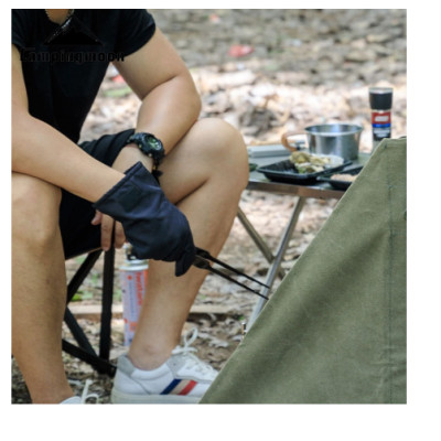 Găng tay da bò chịu nhiệt dã ngoại Campingmoon Q28