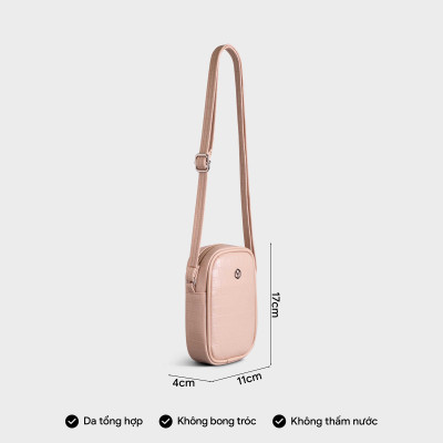 Túi Yuumy ( Thời trang nữ đi chơi sành điệu size 11 - Túi đeo chéo da Verein YN187 )
