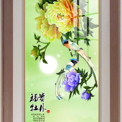 Tranh Đứng Tráng Gương-Tranh Treo Tường Phong Thủy