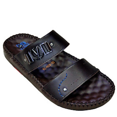 Dép nam quai ngang HÀ NAM da bò thật cao cấp DN2072