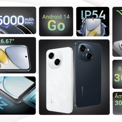 Điện thoại Tecno Spark GO 1 (3GB/64GB) - Hàng Chính Hãng