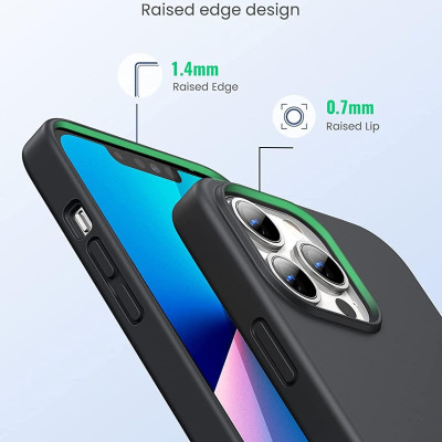 Ugreen UG80675LP545TK Màu Đen Silicone Ốp Lưng Iphone 13 Pro 6.1inch - HÀNG CHÍNH HÃNG