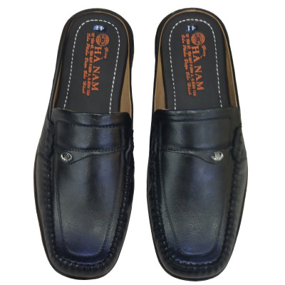 Dép Bít Mũi Nam HÀ NAM Da Bò Thật Cao Cấp GSB2079