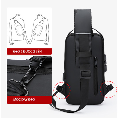 Túi đeo chéo nam phong cách mới  - BEE GEE DCN9318