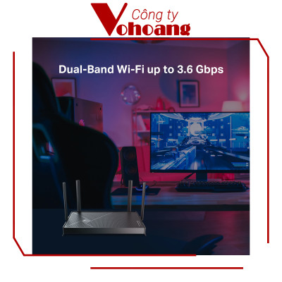 Bộ Phát Router Wifi 7 TP-Link Archer BE230 Băng Tần Kép 2,4/5Ghz - Chuẩn BE3600 - Tốc Độ Gigabit Mạnh Mẽ Với 1x WAN 2.5Gbps & 1x LAN 2.5Gbps - Hàng Chính Hãng