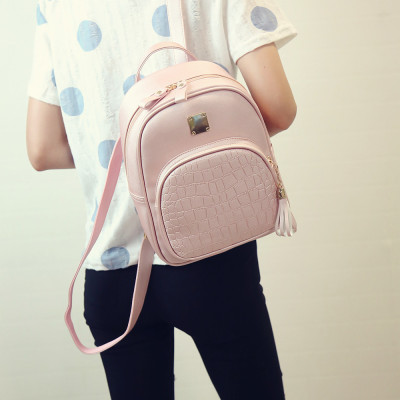 Balo Nữ Cao Cấp, Balo Nữ Họa Tiết Da Cá Sấu Vải Nylon Chống Thấm, Nhiều Ngăn Rộng Rãi Tiện Dụng, Balo Đi Chơi, Du Lịch, Dã Ngoại 