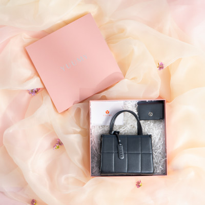 Túi Yuumy ( Thời trang nữ túi đeo chéo da + ví mini -  Bộ quà tặng túi xách Rạng Rỡ YHQ02 )